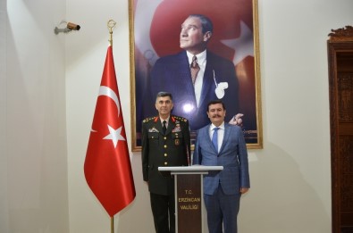 Kara Kuvvetleri Komutanı Orgeneral Çolak'tan Vali Arslantaş'a Veda Ziyareti