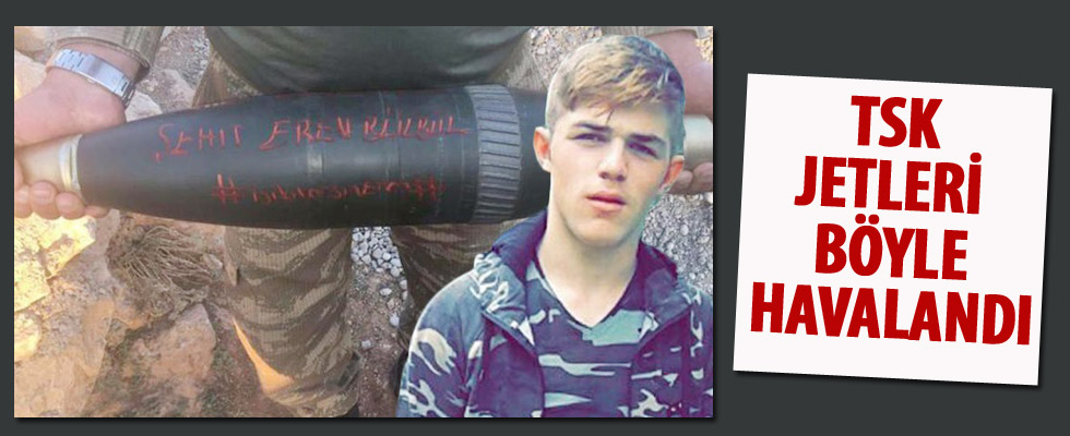 TSK jetleri böyle havalandı: İyi ki varsın Eren