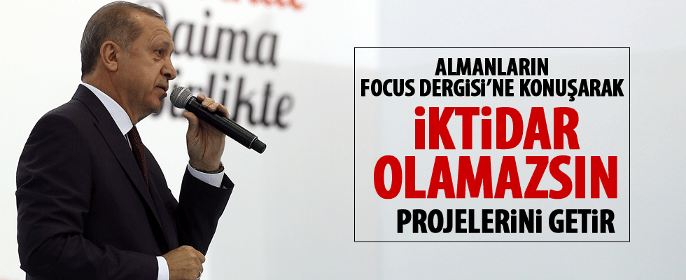 Cumhurbaşkanı Erdoğan'dan Kılıçdaroğlu'na eleştiri