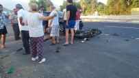 BEYOBASı - Köyceğiz'de Otomobil Motosikletle Çarpıştı; 1 Yaralı