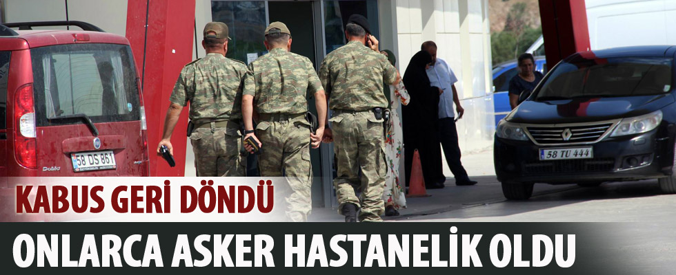 Sivas'ta 31 asker zehirlenme şüphesiyle hastaneye kaldırıldı