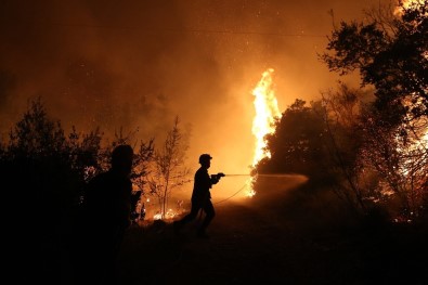 Yunanistan'daki Orman Yangını Büyüyor