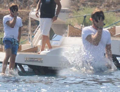 Kıvanç Tatlıtuğ, önceki gün Gümüşlük’te görüntülendi