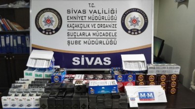 Sivas'ta Kaçak Sigara Operasyonu