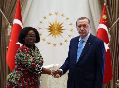 Cumhurbaşkanı Erdoğan, Tanzanya Büyükelçisi Kiondu'yu Kabul Etti