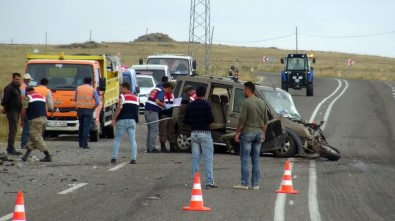 Kars-Ani Yolunda Trafik Kazası Açıklaması 1 Ölü, 4 Yaralı