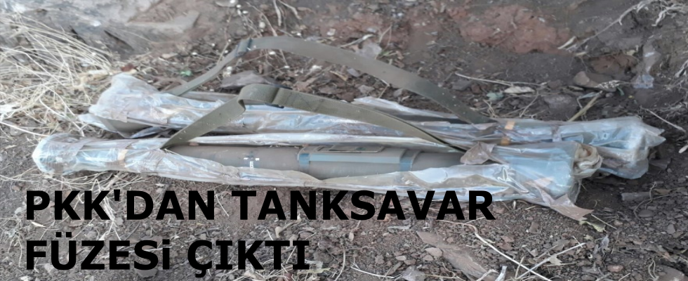 PKK'dan tanksavar füzesi çıktı