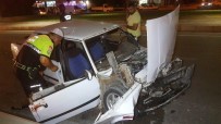 Samsun'da İki Otomobil Çarpıştı Açıklaması 5 Yaralı