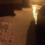 Sarıkamış'ta Önce Yağmur, Sonra Dolu Yağışı