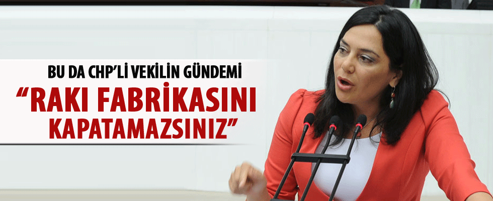 Rakı fabrikasının kapatılmasına CHP'den tepki