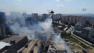 İstanbul'da Kağıt Fabrikasında Yangın