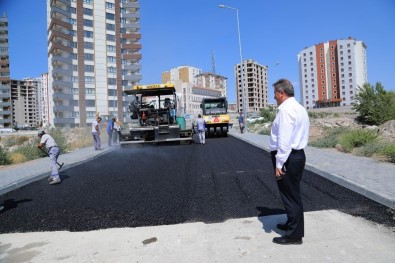 Talas'ta Asfalt Çalışmalarında Yoğun Mesai