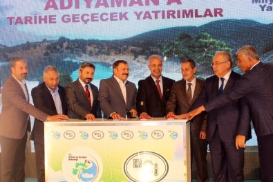 Bakan Eroğlu Adıyaman'da Temel Atma Törenine Katıldı