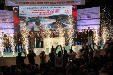 Bakan Eroğlu, Diyarbakır'da 5 Tesisin Temel Atma Törenine Katıldı
