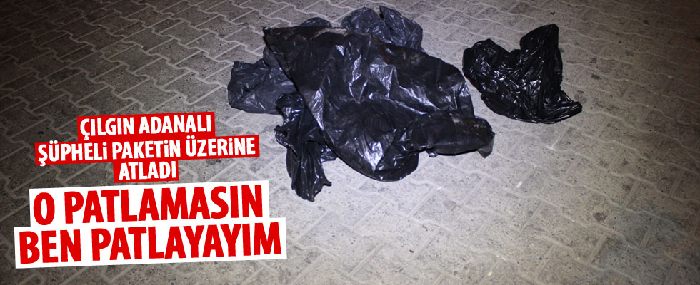 Adana'da esnafın 'şüpheli paket' tepkisi