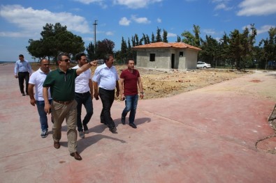 Başkan Karabacak, Sahildeki Çalışmaları İnceledi