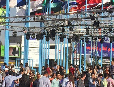 Şam'daki iş fuarına roketli saldırı!