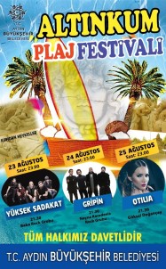 Büyükşehir Altınkum Plaj Festivali Düzenliyor