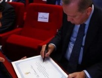 Erdoğan o belgeleri imzaladı