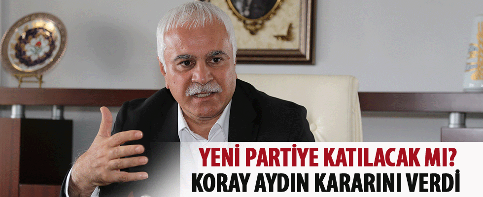 Koray Aydın yeni partiye katılıyor mu?