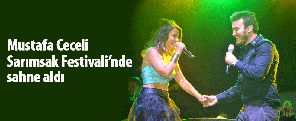 Mustafa Ceceli Sarımsak Festivali'nde sahne aldı