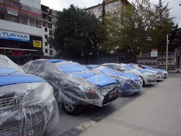 İstanbul'da doluya karşı kalkan