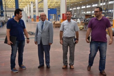 Başkan Albayrak'dan Çerkezköy OSB'deki Fabrikaları İnceledi