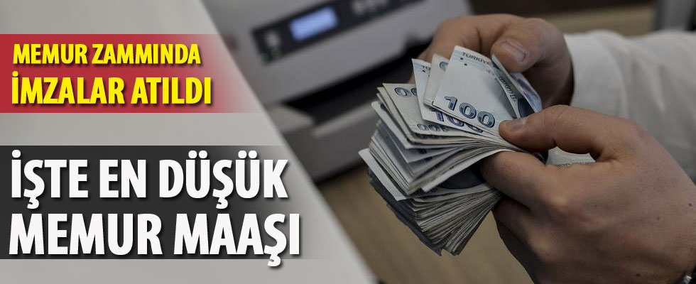 Memur zammında imzalar atıldı