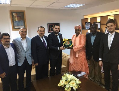 Nijer Dostluk Derneği'nden Nijer Büyükelçisi Gazibo'ya ziyaret