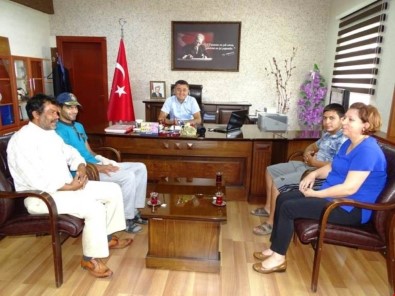 Şırnak Gazisi Alçiçek, Kaymakam Sürücü'yü Ziyaret Etti