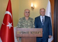 ERZURUM VALISI - Tümgeneral Özoğlu'ndan Vali Azizoğlu'na Veda Ziyareti