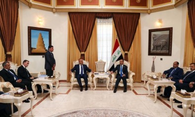 Dışişleri Bakanı Çavuşoğlu,  Irak Meclis Başkanı Cuburi İle Görüştü