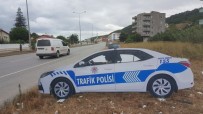 KURAL İHLALİ - Samsun'da Maket Trafik Polis Araçları Yollarda