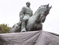 IRKÇILIK - ABD'de general heykelleri siyah örtüyle kapatıldı