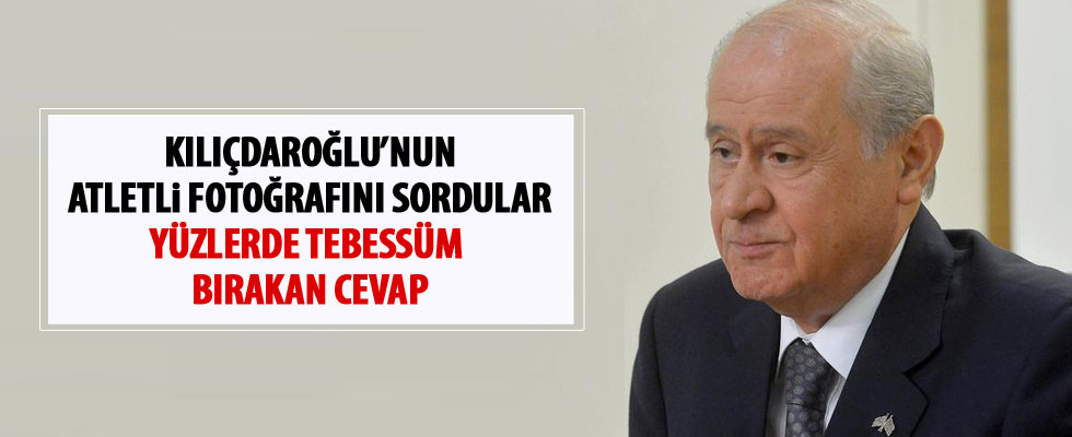 Bahçeli, Kılıçdaroğlu'nun atletli fotoğrafını yorumladı