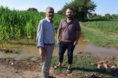 Tarlalarını Su Basan Çiftçiler Yetkililerden Yardım İstedi