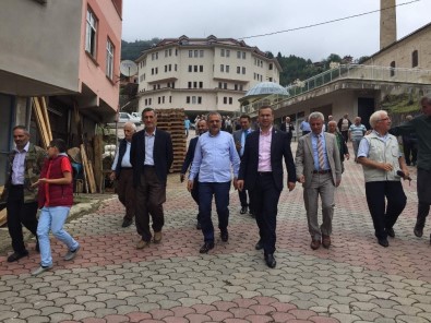 Ak Parti Trabzon Milletvekili Salih Cora İlçe Ziyaretlerine Devam Ediyor