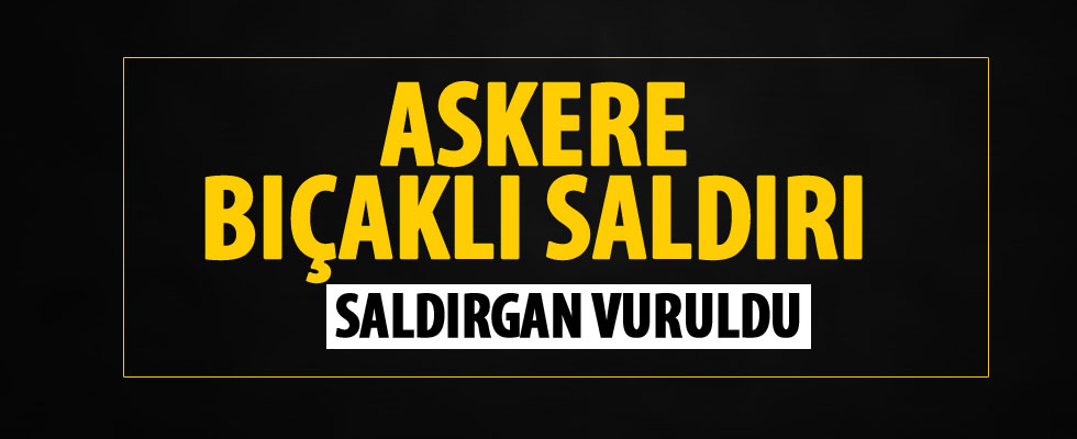 Brüksel'de askere saldırı