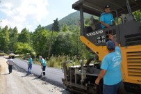 HÜSEYİN ÜZÜLMEZ - Kartepe Dağ Grup Yolu'nda Asfaltlama Çalışmaları Başladı