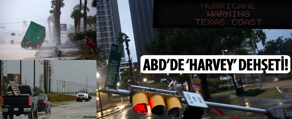 ABD'deki Harvey Kasırgası şiddetini artırdı!