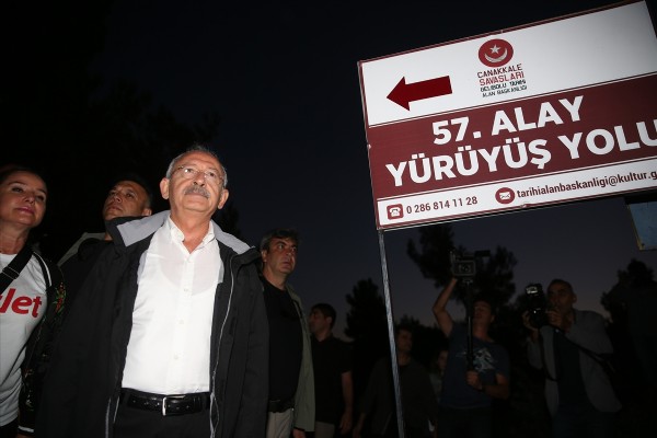 Kılıçdaroğlu, 57. Alay'a Saygı Yürüyüşü'ne katıldı