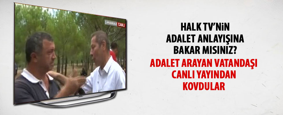 Halk TV vatandaşı canlı yayından kovdu