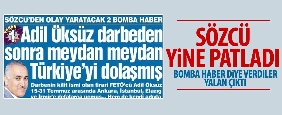 Sözcü'nün skandal haberine tepki yağıyor