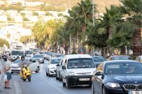 TRAFİK ÇİLESİ - 3 günde 531 uçak indi, Bodrum'da trafik durma noktasına geldi