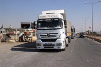 ÖNCÜPINAR - Bayram Öncesi Öncüpınar Sınır Kapısı'nda Tır Yoğunluğu