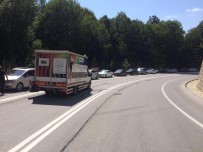 DEREKÖY - Dereköy Sınır Kapısı'nda 5 Kilometrelik Araç Kuyruğu