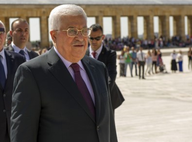 Filistin Devlet Başkanı Abbas, Anıtkabir'i Ziyaret Etti