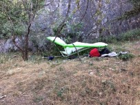 TÜRK HAVA KURUMU - Eskişehir'de Yelkenkanat Düştü Açıklaması 1 Ağır Yaralı