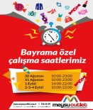 BAYRAM ALIŞVERİŞİ - Meysu Outlet Bayram Saatlerini Uzattı