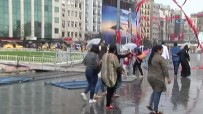ŞİDDETLİ FIRTINA - Taksim Savaş Alanına Döndü, Kapalıçarşı'yı Su Bastı